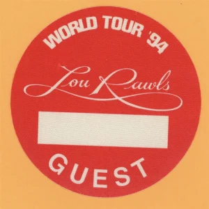 Lou Rawls 1994 Concert Tour GUEST Backstage Pass