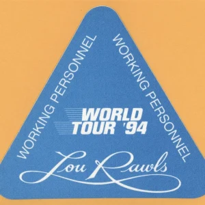 Lou Rawls 1994 Concert Tour WORKING Backstage Pass