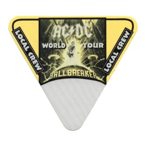 AC/DC 1996 Ballbreaker Concert Tour Local Crew Backstage Pass
