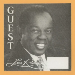 Lou Rawls 1995 Concert Tour GUEST Backstage Pass
