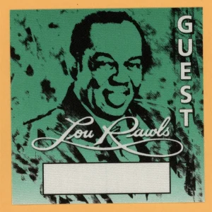 Lou Rawls 1998 Concert Tour GUEST Backstage Pass