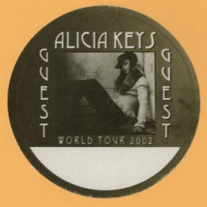 Alicia Keys 2002 Concert Tour GUEST Backstage Pass