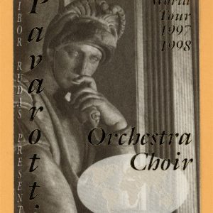 Pavarotti 1997 Concert Tour ORCHESTRA Backstage Pass