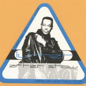 Luther Vandross 2001 Take You Out Concert Tour AFTER SHOW Backstage Pass