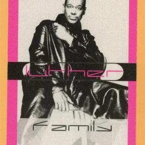 Luther Vandross 2001 Take You Out Concert Tour FAMILY Backstage Pass