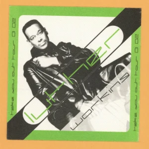 Luther Vandross 2001 Take You Out Concert Tour WORKING Backstage Pass