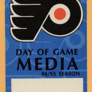 Philadelphia Flyers 1994 NHL Hockey Backstage Pass