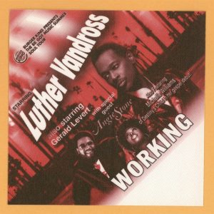 Luther Vandross 2005 w/ Michelle Williams Concert Tour WORKING Backstage Pass
