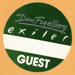 Dan Fogelberg 1988 Exiler Concert Tour GUEST Backstage Pass