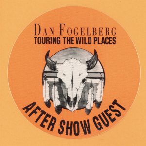 Dan Fogelberg 1991 The Wild Places Concert Tour AFTER SHOW Backstage Pass