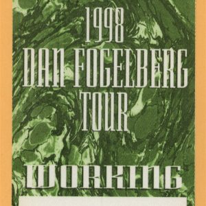 Dan Fogelberg 1998 Concert Tour WORKING Backstage Pass