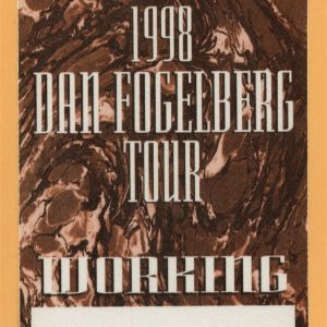 Dan Fogelberg 1998 Concert Tour WORKING Backstage Pass