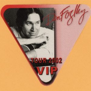 Dan Fogelberg 2002 Solo Concert Tour VIP Backstage Pass
