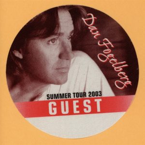 Dan Fogelberg 2003 Solo Concert Tour GUEST Backstage Pass