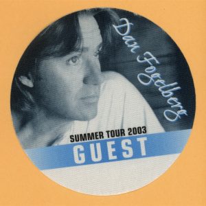 Dan Fogelberg 2003 Solo Concert Tour GUEST Backstage Pass