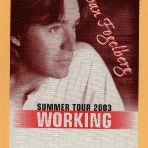 Dan Fogelberg 2003 Solo Concert Tour WORKING Backstage Pass