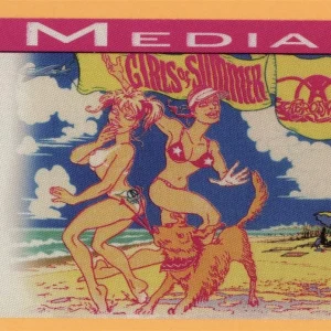 Aerosmith 2002 Girls of Summer Concert Tour Media Backstage Pass