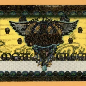 Aerosmith 2005 Rockin the Joint Concert Tour Meet & Greet Backstage Pass