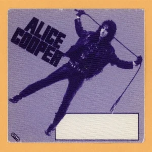 Alice Cooper 1991 Hey Stoopid Concert Tour Staff Backstage Pass