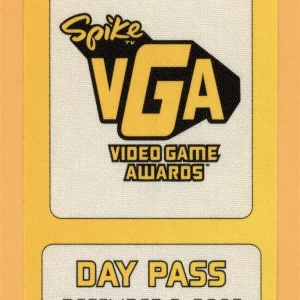 POD 2003 Spike Video Game Awards Concert Tour DAY PASS Backstage Pass
