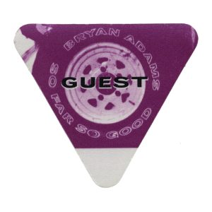 Bryan Adams 1993 So Far So Good Concert Tour Guest Backstage Pass