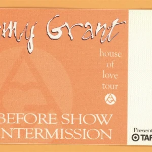 Amy Grant 1994 House of Love Concert Tour BEFORE SHOW Backstage Pass