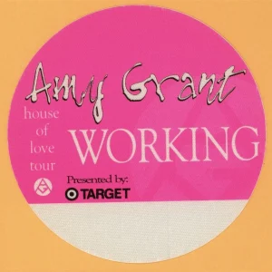 Amy Grant 1994 House of Love Concert Tour WORKING Backstage Pass