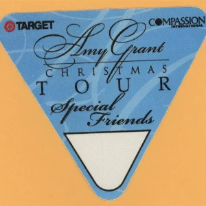 Amy Grant 1997 Christmas Concert Tour SPECIAL FRIENDS Backstage Pass
