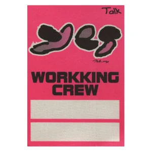 Yes 1994 Talk Concert Tour Working Backstage Pass