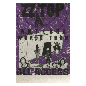 ZZ Top 1994 Antenna Concert Tour All Access Backstage Pass