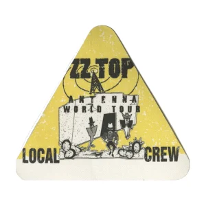 ZZ Top 1994 Antenna Concert Tour Local Crew Backstage Pass