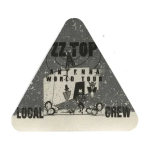 ZZ Top 1994 Antenna Concert Tour Local Crew Backstage Pass