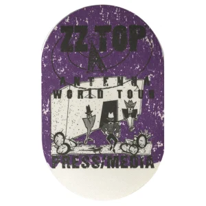 ZZ Top 1994 Antenna Concert Tour Press Backstage Pass