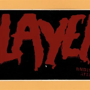 Slayer 1996 Undisputed Attitude Vintage OOP Sticker