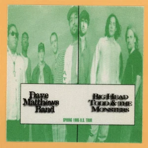 Dave Matthews Band 1995 Under the Table & Dreaming Concert Tour Backstage Pass