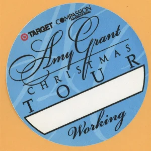 Amy Grant 1997 Christmas Concert Tour WORKING Backstage Pass