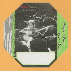 Amy Grant 1998 Behind the Eyes Tour AFTER SHOW Backstage Pass