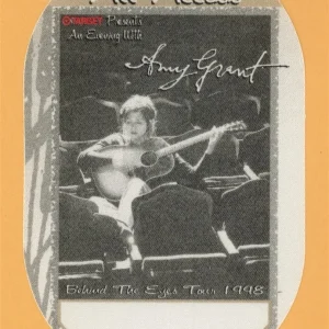 Amy Grant 1998 Behind the Eyes Tour ALL ACCESS Backstage Pass