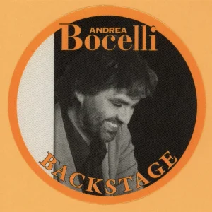 Andrea Bocelli Concert Tour Backstage Pass