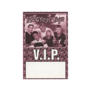 Backstreet Boys 1998 Backstreet's Back Concert Tour VIP Backstage Pass