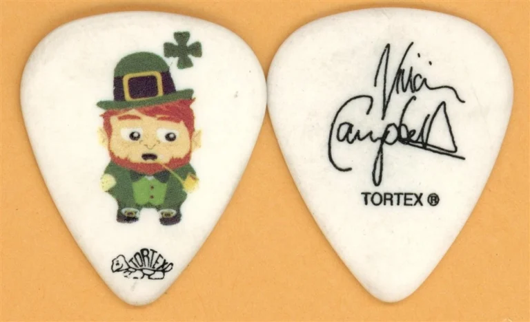 Def Leppard Vivian Campbell Vintage Guitar Pick - 2008 Sparkle Lounge Tour