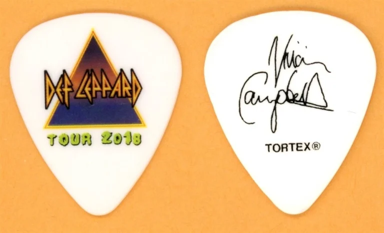 Def Leppard Vivian Campbell Vintage Guitar Pick - 2018 Hysteria Tour