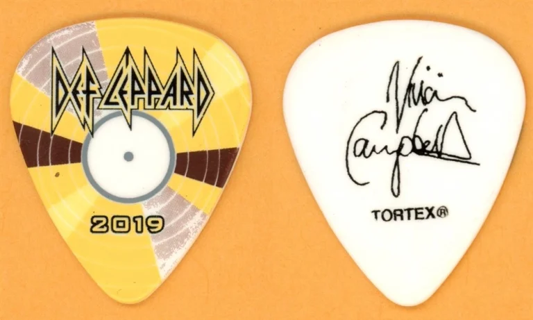 Def Leppard Vivian Campbell Vintage Guitar Pick - 2019 Hall of Fame Tour