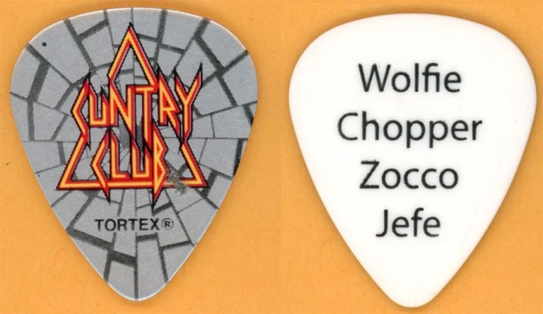 Def Leppard Wolfie Chopper Zoo Jefe Vintage Guitar Pick - 2016 World Tour