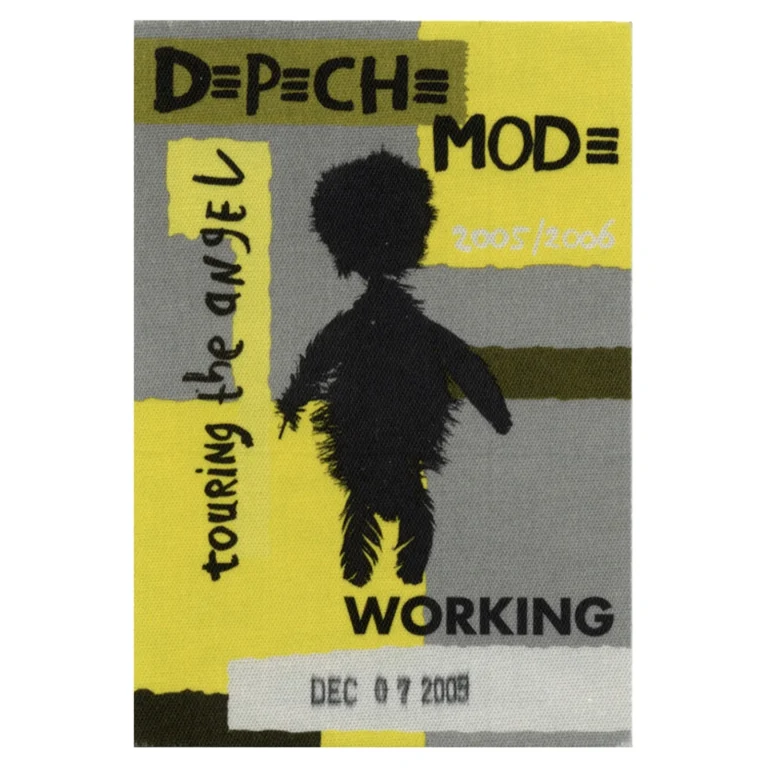 Depeche Mode 2005 Playing the Angel Concert Tour Working Backstage Pass