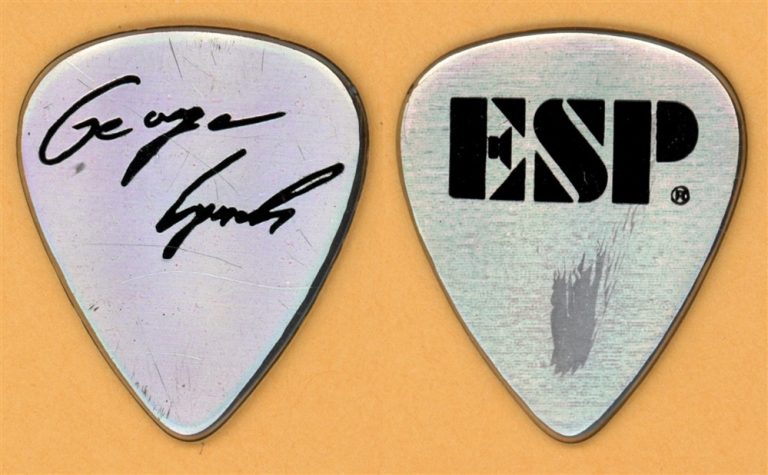 Dokken George Lynch ESP Mirror'd Vintage Guitar Pick - 1990's Tour