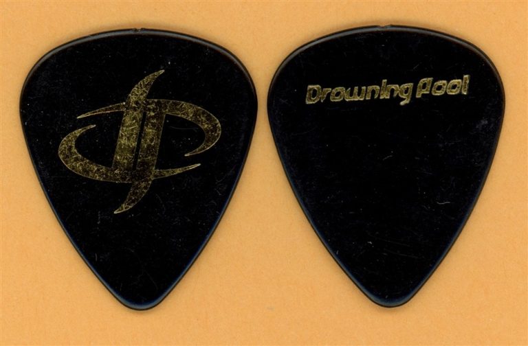 Drowning Pool C.J. Pierce Vintage Guitar Pick - 2004 Tour