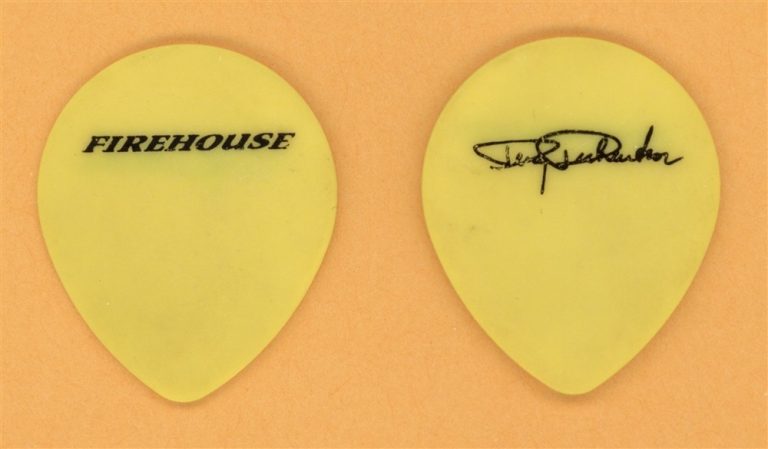 Firehouse Perry Richardson Vintage Guitar Pick - 1992 Hold Your Fire Tour