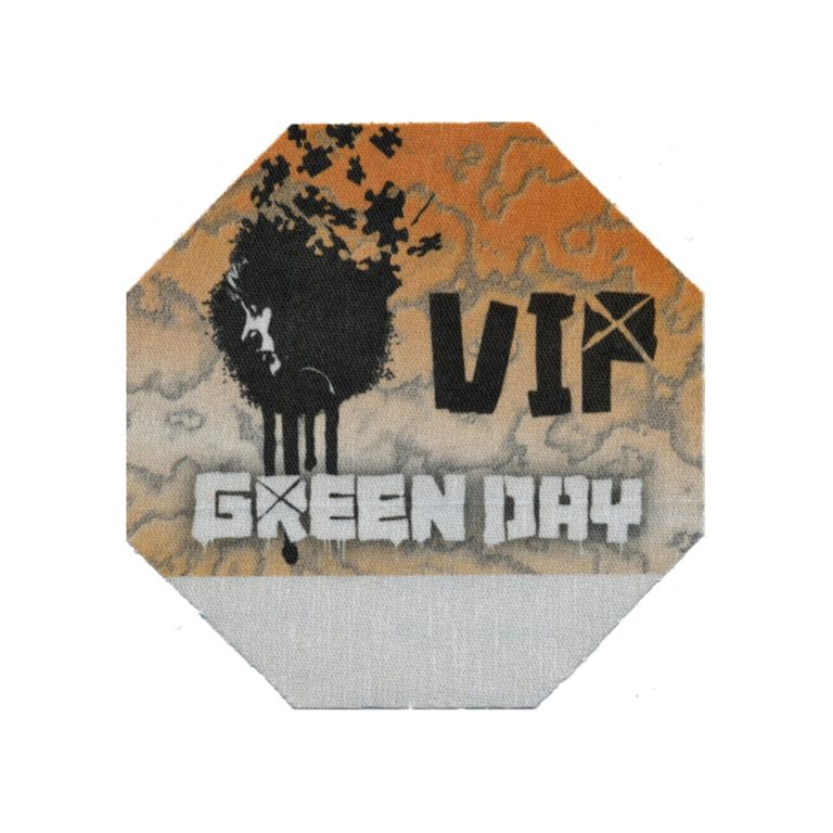 Green Day 2010 21st Century Breakdown Concert Tour VIP Backstage Pass