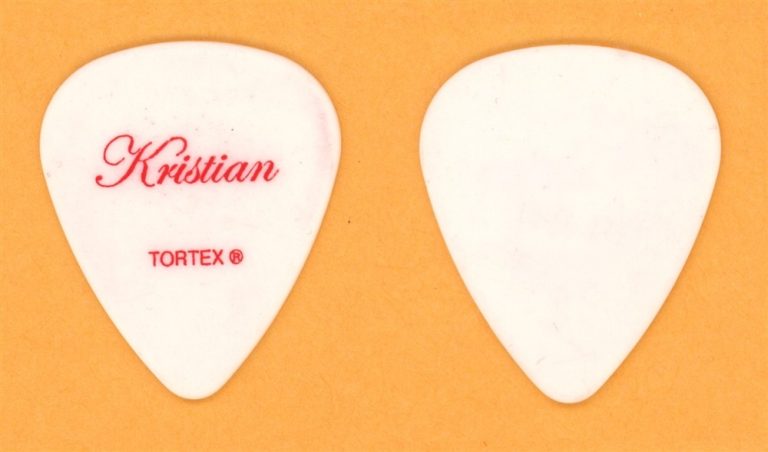 Heart Kristian Attard Vintage Guitar Pick - 2010 Red Velvet Car Tour - Misprint